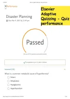 Elsevier Adaptive Quizzing 2026&sol;2027 &vert; Quiz Performance Review & Nursing Practice Study Guide