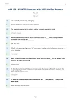 ASA 104 &ndash; UPDATED Questions with 100&percnt; Verified Answers&NewLine;