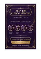 APEA 100 Clinical Medicine - ID&comma; Women's Health&comma; Psych & Final Integration &vert; 210 Q&A &vert; A&plus; Verified &vert; 2026&sol;2027 Pass Guaranteed