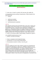ATI PN Medical-Surgical Nursing Final Proctored Exam 2022&colon; Retake Guide&comma; Practice Questions and Answers