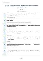ASA 104 Review Questions &ndash; UPDATED Questions with 100&percnt;&NewLine;Verified Answers&NewLine;