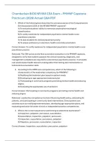 Chamberlain NR 668 CEA Exam &vert; Psychiatric-Mental Health Capstone Practicum & Intensive &lpar;2026&rpar; Actual Q&A PDF