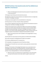 Chamberlain NR 599 Final Exam &vert; Nursing Informatics for Advanced Practice &lpar;2026&rpar; Actual Q&A PDF