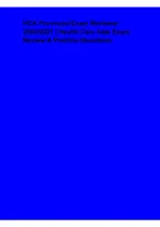 HCA Provincial Exam Reviewer 2026&lowbar;2027 &ndash; Health Care Aide Exam Review & Practice Questions