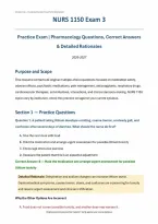 NURS 1150 Exams 1-3 &lpar;PDF&rpar; &vert; 2026-2027 &vert; University of Toledo &vert; Practice Questions&comma; Answers & Study Guides