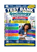 Test Bank for Sociology A Brief Introduction&comma; 15th Edition By Richard T&period; Schaefer&comma; Complete Comprehensive Exam Practice Material&period;pdf&NewLine;&NewLine;