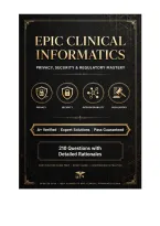 Epic Clinical Informatics - Privacy&comma; Security&comma; Interoperability & Regulatory Mastery &vert; 210 Q&A &vert; A&plus; Verified &vert; 2026&sol;2027 Pass Guaranteed