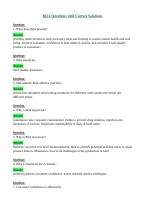 BQA Questions with Correct Solutions