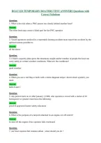 BOAT ED TEMPORARY BOATERS TEST ANSWERS Questions with Correct Solutions