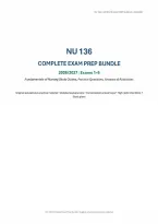 NU 136 Exams 1-5 &lpar;PDF&rpar; &vert; 2026-2027 &vert; Galen College of Nursing &vert; Complete Fundamentals Exam Prep Bundle