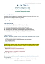 NU 136 Exam 5 &lpar;PDF&rpar; &vert; 2026-2027 &vert; Galen College of Nursing &vert; Fundamentals Questions&comma; Answers & Rationales