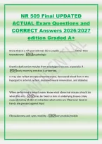 NR 509 Final UPDATED&NewLine;ACTUAL Exam Questions and&NewLine;CORRECT Answers 2026&sol;2027&NewLine;edition Graded A&plus;&NewLine;Know that in a 47-year-old man ED is usually &lowbar;&lowbar;&lowbar;&lowbar;&lowbar;&lowbar;&lowbar;&lowbar;&lowbar;&lowbar;&lowbar; rather than&NewLine;testosterone -psychologic&NewLine;Erectile dysfunction may be from psychogenic causes&comma; especially