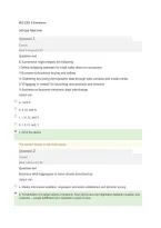BUS 2202 E-Commerce Self-Quiz Unit Total &vert; Questions and Answers &vert; University of the People
