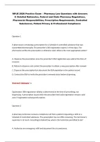 MPJE 2026 Practice Exam &ndash; Multistate Pharmacy Jurisprudence Questions & Answers