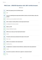 MHIC Exam &ndash; UPDATED Questions with 100&percnt; Verified Answers&NewLine;