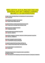 FDNY COF P-98 Actual Practice Test 2026&colon; 100&percnt; Verified Questions & Answers &mdash; Graded A&plus; &vert; Guaranteed Pass