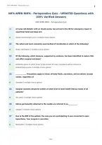 NIFA APRN RNFA - Perioperative Quiz &ndash; UPDATED Questions with&NewLine;100&percnt; Verified Answers