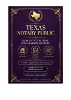 exas Notary Public - Real Estate&comma; Business Documents & Final Integration Mastery &vert; 210 Q&A &vert; A&plus; Verified &vert; 2026&sol;2027 Pass Guaranteed