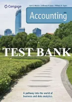 Test Bank &mdash; Accounting&comma; 30th Edition &lpar;Warren&comma; Jones & Tayler&comma; 2026&rpar; &vert; Chapters 1&ndash;24 Covered&NewLine;