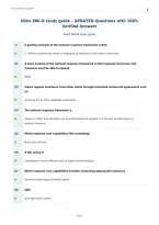 Nims 800-D study guide &ndash; UPDATED Questions with 100&percnt;&NewLine;Verified Answers