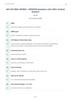 NR 226 FINAL REVIEW &ndash; UPDATED Questions with 100&percnt; Verified&NewLine;Answers