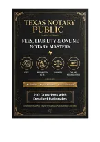 Texas Notary Public - Fees&comma; Prohibited Acts&comma; Liability & Online Notarization Mastery &vert; 210 Q&A &vert; A&plus; Verified &vert; 2026&sol;2027 Pass Guaranteed