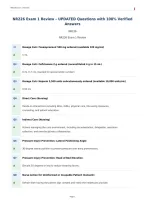 NR226 Exam 1 Review &ndash; UPDATED Questions with 100&percnt; Verified&NewLine;Answers