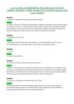 Calculating And Reporting Healthcare Statistics &lpar;White&rpar; Chapter 1 Intro To Healt