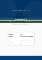 AFK2603 Werkopdrag 8 2026 Due October 2026