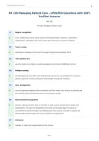 NR 226 Managing Patient Care &ndash; UPDATED Questions with 100&percnt;&NewLine;Verified Answers