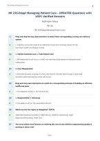 NR 226-Edapt Managing Patient Care &ndash; UPDATED Questions with&NewLine;100&percnt; Verified Answers