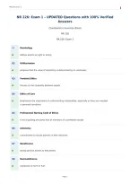 NR 226&colon; Exam 1 &ndash; UPDATED Questions with 100&percnt; Verified&NewLine;Answers&NewLine;
