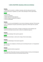 CAIB 4 CHAPTER 1 Questions with Correct Solutions