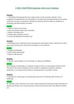 CAIB 4 CHAPTER 8 Questions with Correct Solutions