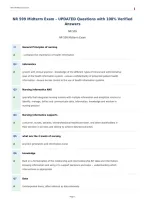 NR 599 Midterm Exam &ndash; UPDATED Questions with 100&percnt; Verified&NewLine;Answers