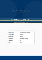 TMS3713 Assessment 5 Portfolio 2026 Due November 2026