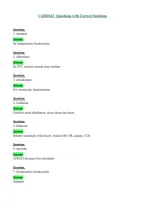 CARDIAC EE9E2868 Questions with Correct Solutions
