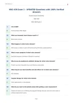 NSG 430 Exam 2 &ndash; UPDATED Questions with 100&percnt; Verified&NewLine;Answers