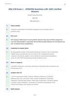 NSG 430 Exam 1 &ndash; UPDATED Questions with 100&percnt; Verified&NewLine;Answers
