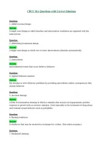 CBCC-KA Questions with Correct Solutions