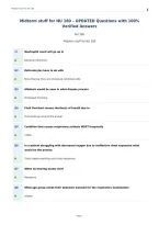 Midterm stuff for NU 180 &ndash; UPDATED Questions with 100&percnt;&NewLine;Verified Answers