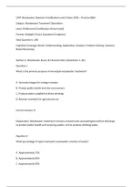 USVI Wastewater Operator Level I Certification Exam 2026 &ndash; Practice Questions & Answers