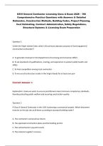 USVI General Contractor Class A Licensing Exam 2026 &ndash; Practice Questions & Answers