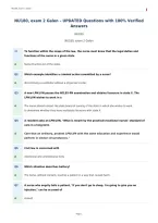 NU180&comma; exam 2 Galen &ndash; UPDATED Questions with 100&percnt; Verified&NewLine;Answers