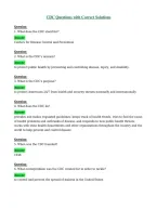 CDC D7024287 Questions with Correct Solutions