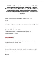 USVI General Contractor Class B Licensing Exam 2026 &ndash; Practice Questions & Answers