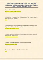 Milady Esthetics State Board Exam &lpar;Latest 2025&sol; 2026 &NewLine;Update&rpar; over 400 Questions and verified Answers &vert; Grade A&vert; &NewLine; 100&percnt; Correct &lpar;Guaranteed Pass&rpar; 
