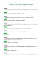 CDFM MODULE 2 0DA78A47 Questions with Correct Solutions