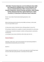 USVI Water Treatment Operator Level II Exam 2026 &ndash; Practice Questions & Answers