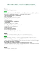 CDCR SERGEANT &equals;N &commat; Questions with Correct Solutions